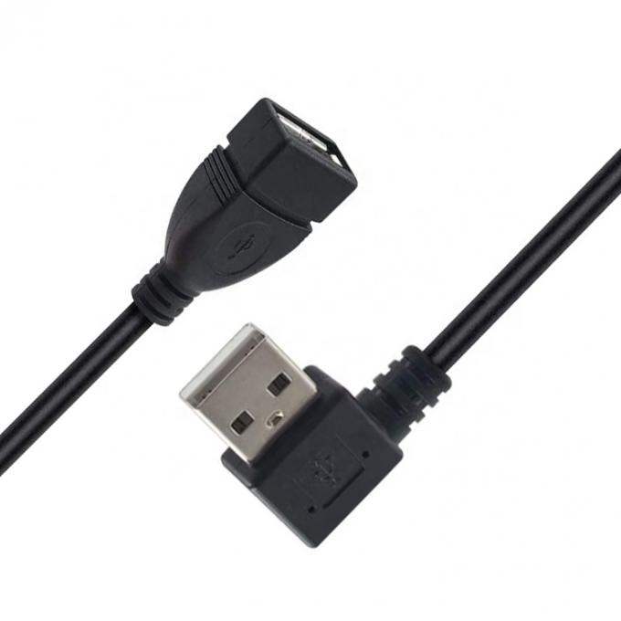 0.3M 1M 2M 3M 90 grados ángulo derecho izquierdo macho a hembra USB 2.0 tipo A cable de extensión 1
