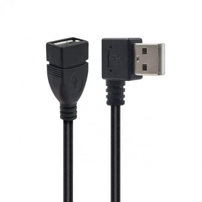 0.3M 1M 2M 3M 90 grados ángulo derecho izquierdo macho a hembra USB 2.0 tipo A cable de extensión 2