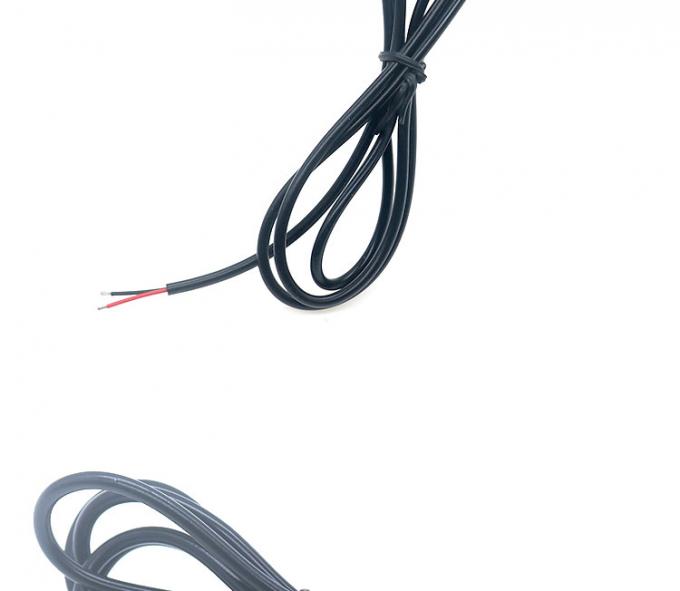 Alta calidad 5V USB 2.0 un macho para abrir desnudo desnudo 2 pinos cables extremo Pigtail Cable para lámpara de luz LED 7