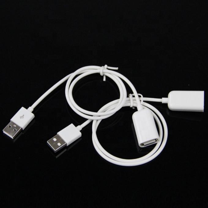 1M 2M Carga de datos de hombre a mujer USB 2.0 Tipo A Cable OTG de extensión para muebles de computadora 5