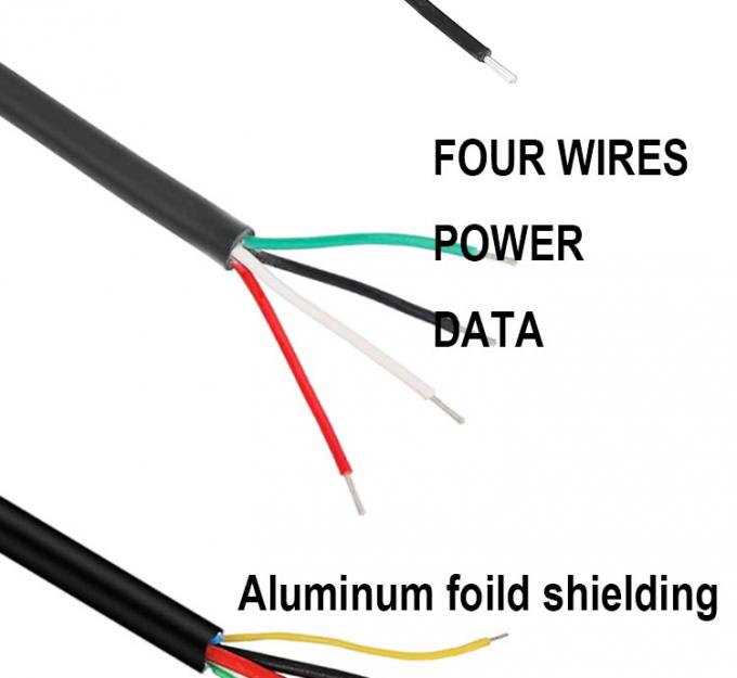 5V USB para abrir cables desnudos de lata despojados de cables de carga de energía de cola de cerdo para lámpara de luz de banda LED 9