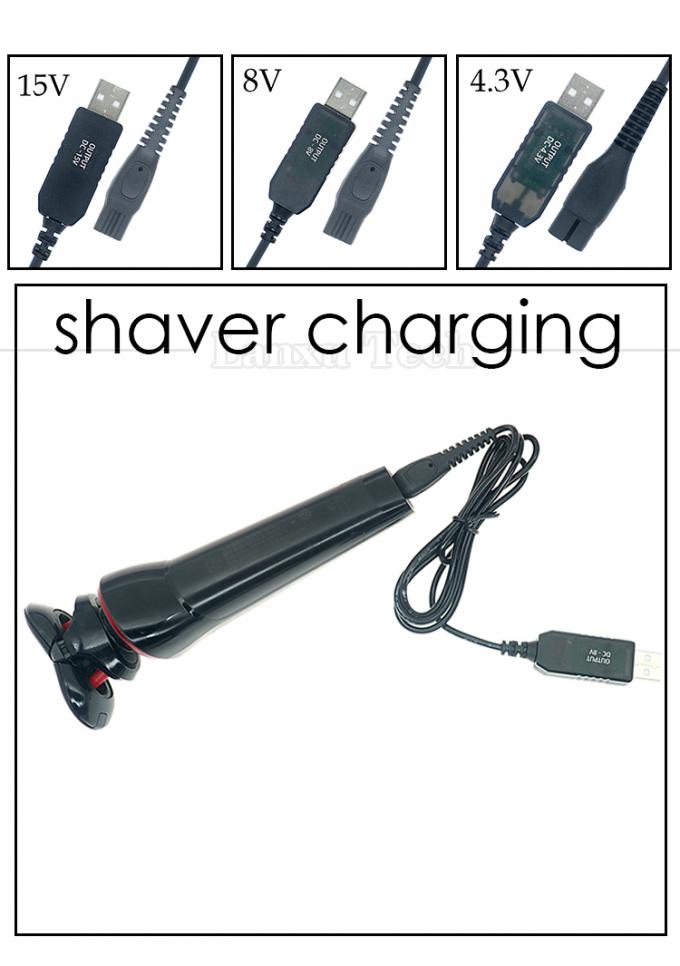 Reemplazo de alta calidad de 15V 8V 4.3V USB de carga de energía de cable de afeitar para Philips 0
