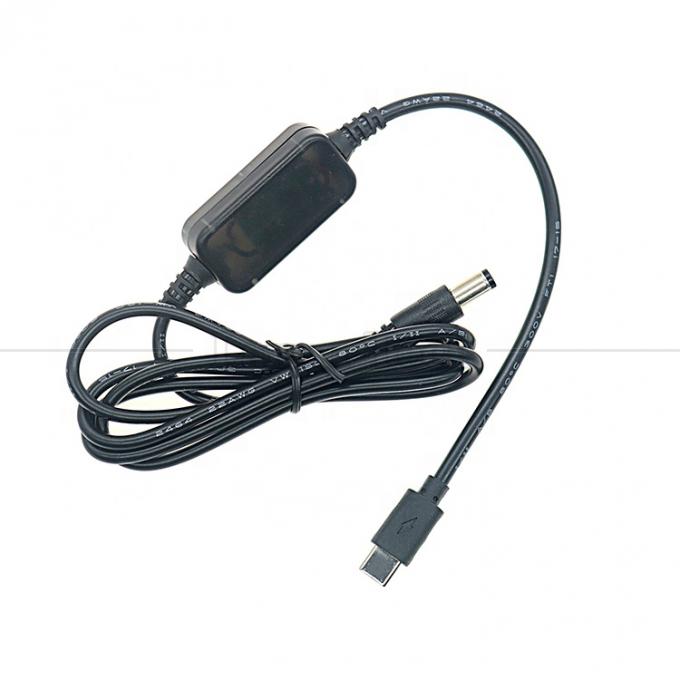 9v 12v 15v 20v PD USB Tipo C a DC 5.5x2.1mm Cable de cargador para altavoz del router Wifi 0