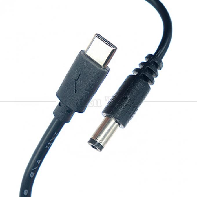 9v 12v 15v 20v PD USB Tipo C a DC 5.5x2.1mm Cable de cargador para altavoz del router Wifi 2