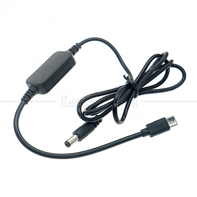 9v 12v 15v 20v PD USB Tipo C a DC 5.5x2.1mm Cable de cargador para altavoz del router Wifi 5