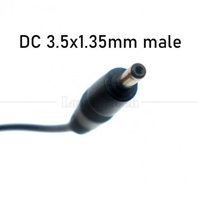 1 metro USB macho a corriente continua Jack de barril 3,5 mm 1,35 mm Cable de cargador de energía para altavoz del router 1