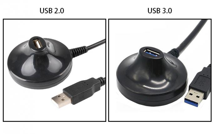 Escritorio de hombre a mujer Estación de Dock Carga de datos USB 2.0 3.0 Cable de extensión con base 0