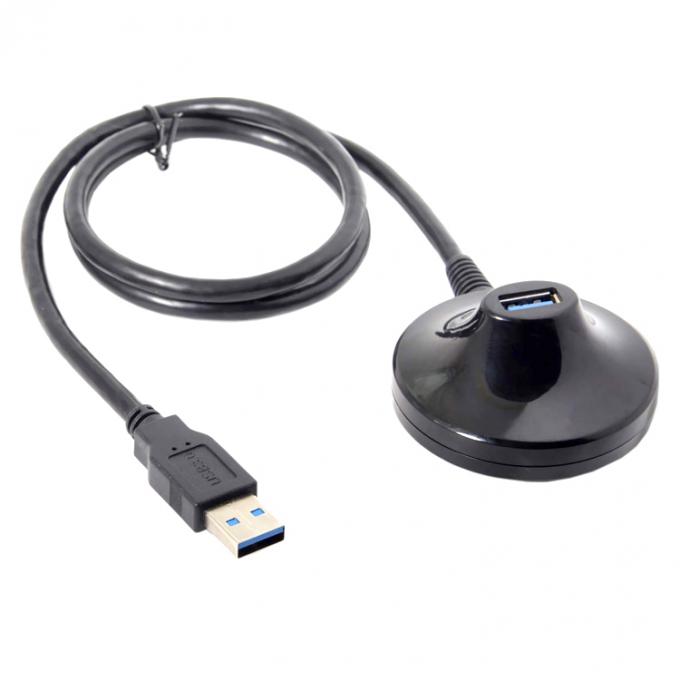 Escritorio de hombre a mujer Estación de Dock Carga de datos USB 2.0 3.0 Cable de extensión con base 2