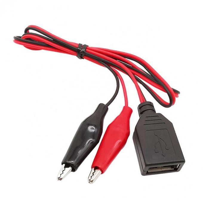 Clamps de cocodrilo clip de cocodrilo a USB un cable de adaptador de cable de prueba femenino 0