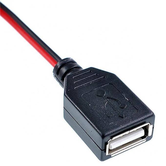 Clamps de cocodrilo clip de cocodrilo a USB un cable de adaptador de cable de prueba femenino 2