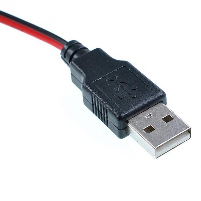 Clamps de cocodrilo clip de cocodrilo a USB un cable de cable de adaptación de cable de prueba masculino para el circuito de prueba 2