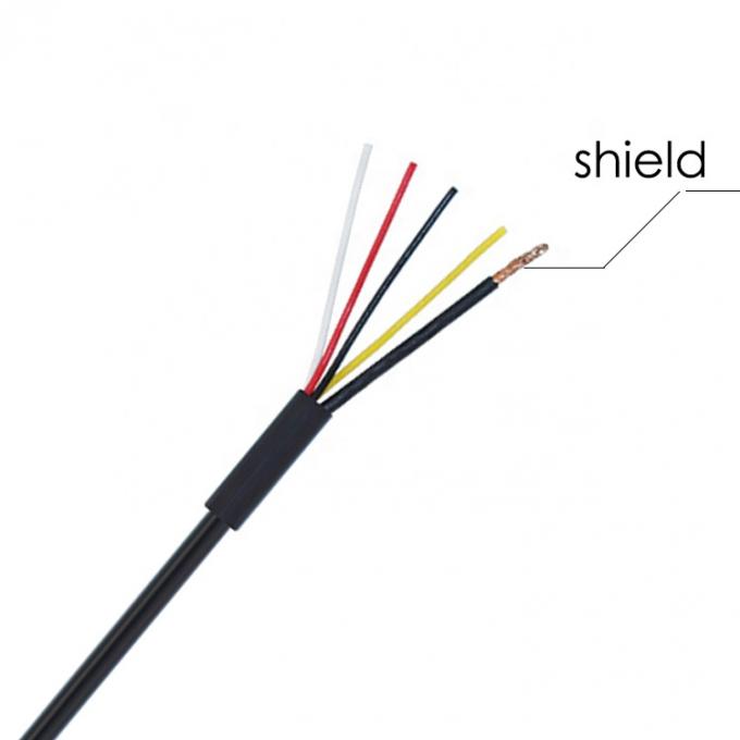 CUSTOM SHIELD USB 2.0 Un macho a desnudado 4 cables de lata de extremo abierto cola de cerdo cables de extremo desnudo 4