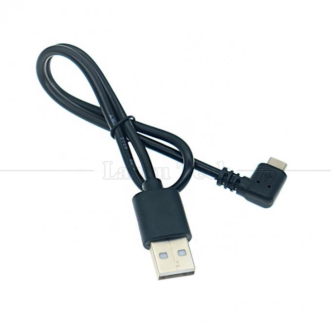 90 grados en ángulo recto USB a Micro B Cable de cargador de datos para teléfonos tabletas cámara digital GPS 3