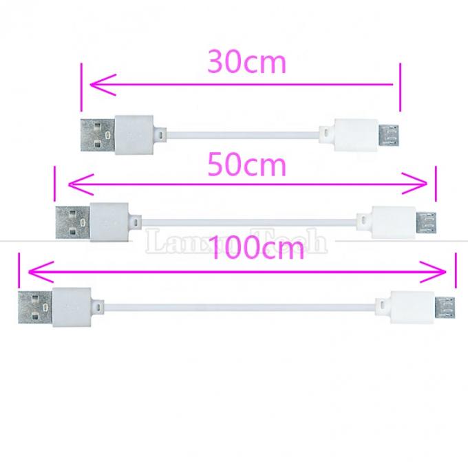 OEM ODM 0.1M 0.2M 0.3M 0.5M 1M Sincronización de datos de carga USB A a Usb Micro cable de datos para teléfono cámara de tableta 3