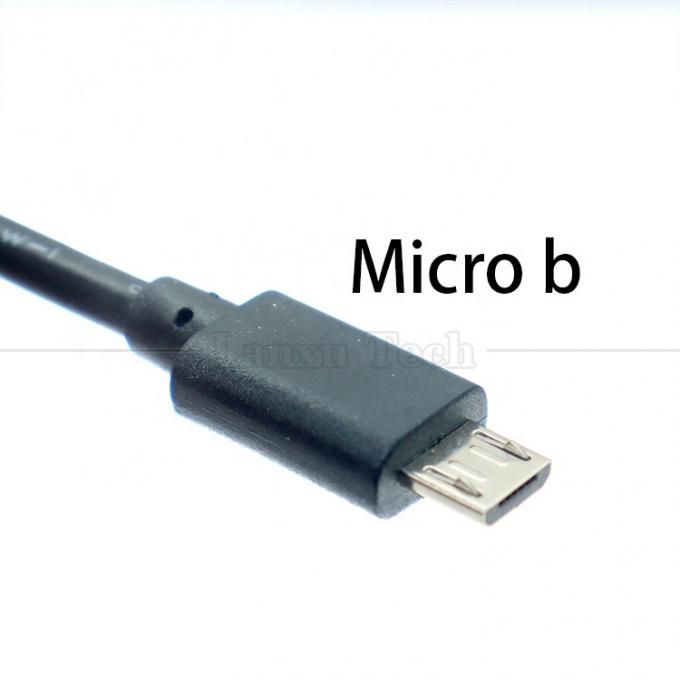 Hombre Mujer Micro B a cables desnudos Cable de extremo abierto para la tableta Raspberry Pi 2