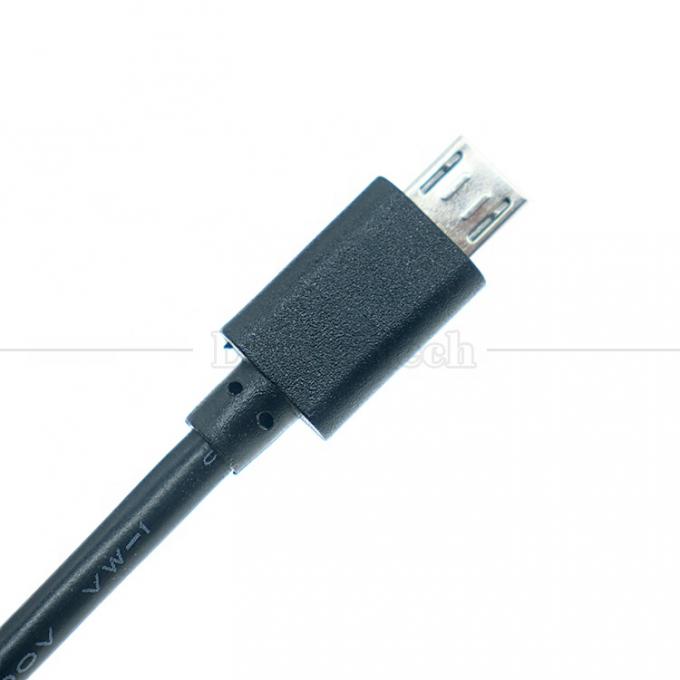 Hombre Mujer Micro B a cables desnudos Cable de extremo abierto para la tableta Raspberry Pi 3