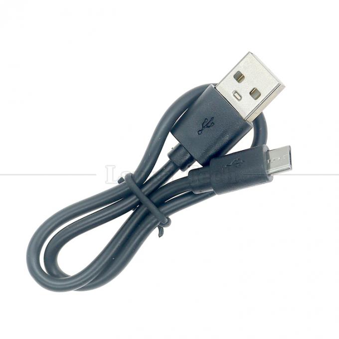 Corto 30cm 50cm 1m Blanco Negro Datos de carga rápida 1A V8 Micro B a USB Un cable de carga masculino para Android teléfono Banco de energía altavoz 5
