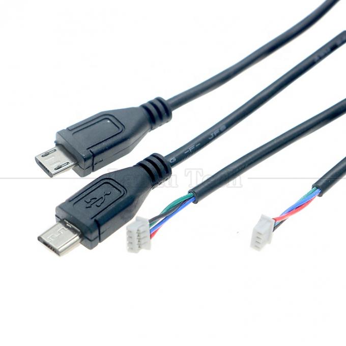 OEM Micro USB personalizado para JST 4 pin 1.25mm Cable de tono 0