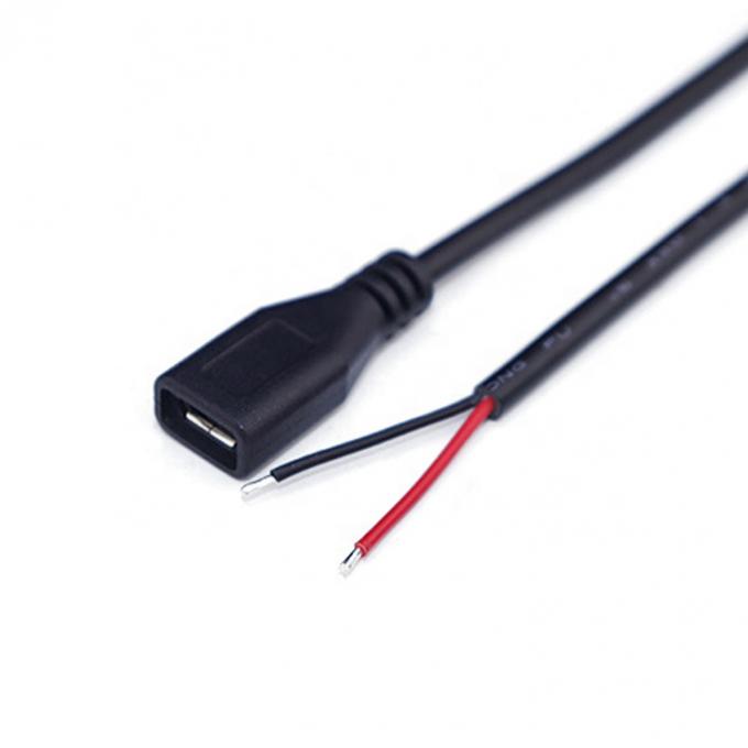 Carga de datos OEM 2 4 núcleos Micro USB macho Hembra para abrir cables desnudos Cables de cola de cerdo 3