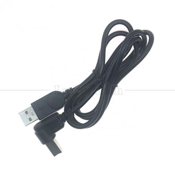 Ángulo recto de 90 grados Tipo A macho a B macho USB 2.0 conector de impresora cable de extensión 5