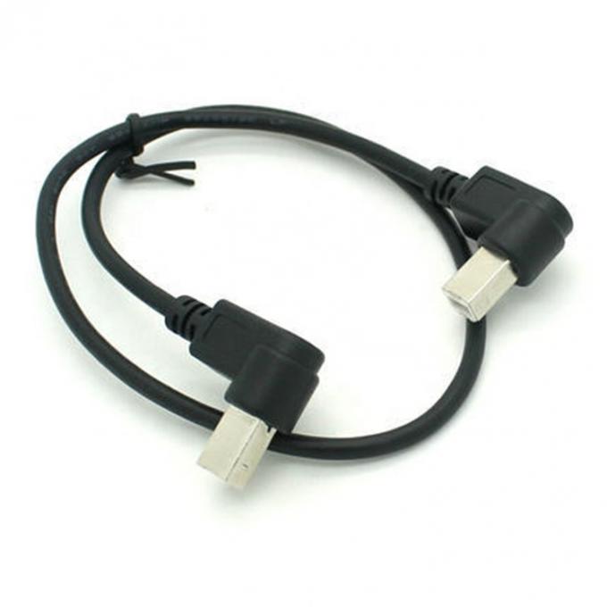 Personalización Ángulo recto de 90 grados Hombre a Hombre Cable USB B 1