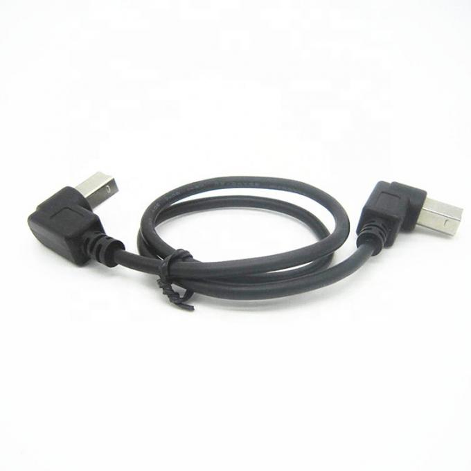 Personalización Ángulo recto de 90 grados Hombre a Hombre Cable USB B 4