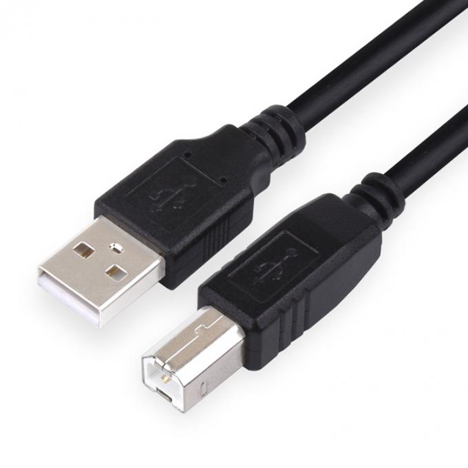 Carga de datos de alta velocidad 1M Tipo A macho a B macho Cable USB 2.0 para escáner de impresora 3