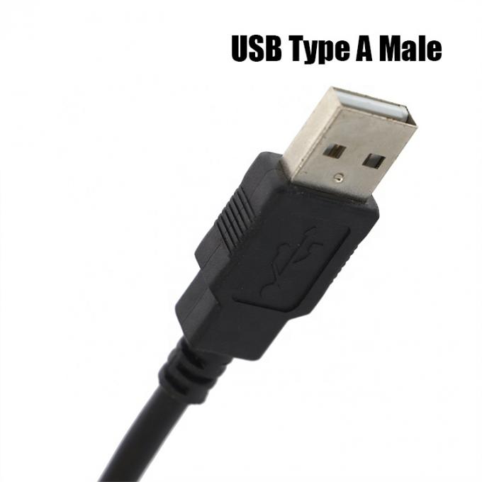 1M 1.5M 3M 90 grados en ángulo recto USB 2.0 Cable de extensión de energía para cabeza de impresora para Epson HP 4
