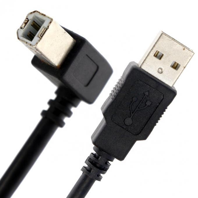 1M 1.5M 3M 90 grados en ángulo recto USB 2.0 Cable de extensión de energía para cabeza de impresora para Epson HP 2