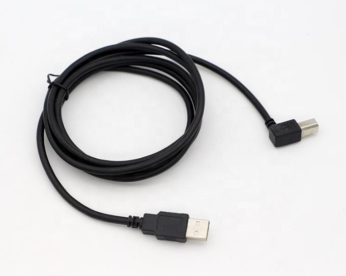 1M 1.5M 3M 90 grados en ángulo recto USB 2.0 Cable de extensión de energía para cabeza de impresora para Epson HP 6