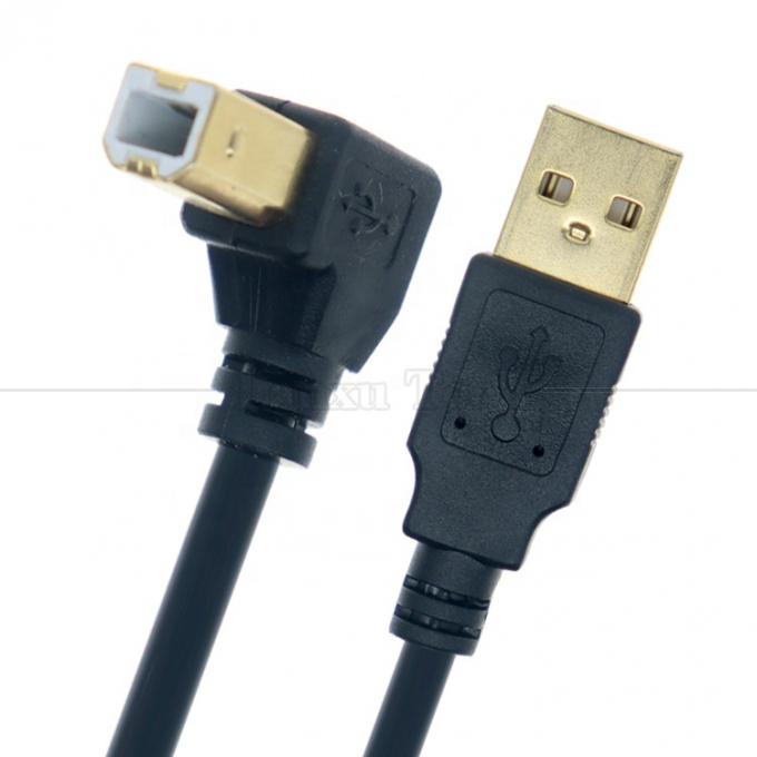 A la derecha hacia arriba izquierda hacia abajo Ángulo de 90 grados Ángulo USB A a USB B Cable para escáner de impresora 2