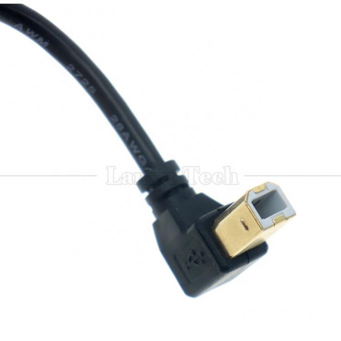 A la derecha hacia arriba izquierda hacia abajo Ángulo de 90 grados Ángulo USB A a USB B Cable para escáner de impresora 4