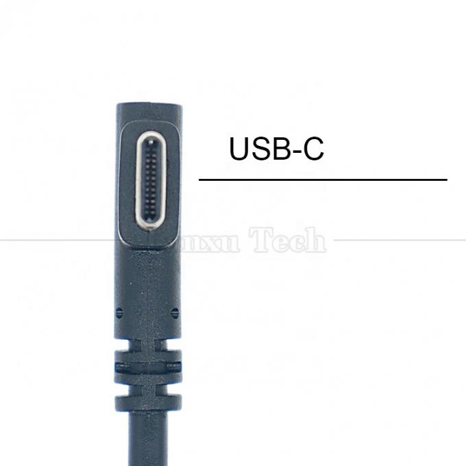 1M 1.5M 2M 3M Sincronización de datos Carga de ángulo de 90 grados Cable de cargador USB tipo C para cámara de tabletas de teléfono 2
