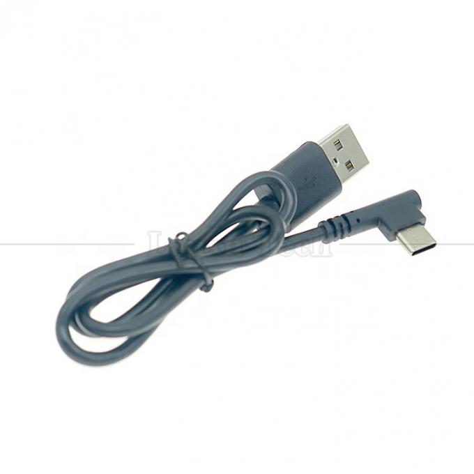 1M 1.5M 2M 3M Sincronización de datos Carga de ángulo de 90 grados Cable de cargador USB tipo C para cámara de tabletas de teléfono 5