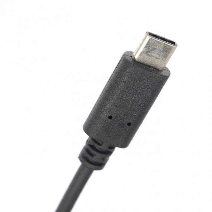 USB personalizado tipo 3.1 C macho a DC 5.5x2.5mm macho Jack cargador de energía Cable de alimentación para portátil 4