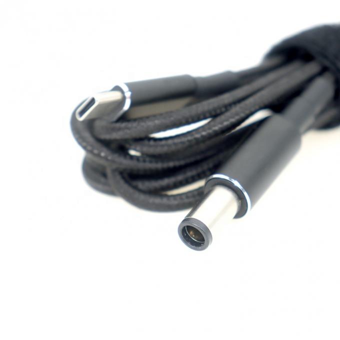 100W 20V 5A PD cargador USB trenzado duradero Tipo C a DC 7.4x5.0mm Cable para computadora portátil 1