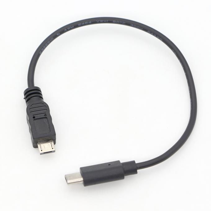 1M 2M 3M USB Tipo C a Micro A B 5 PIN USB OTG Cable de datos 4