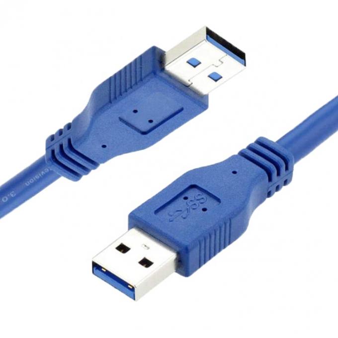 Alta velocidad 5Gbps 1M 3M USB3.0 de macho a macho USB 3.0 Cable de extensión de datos para impresora de módem de PC 2