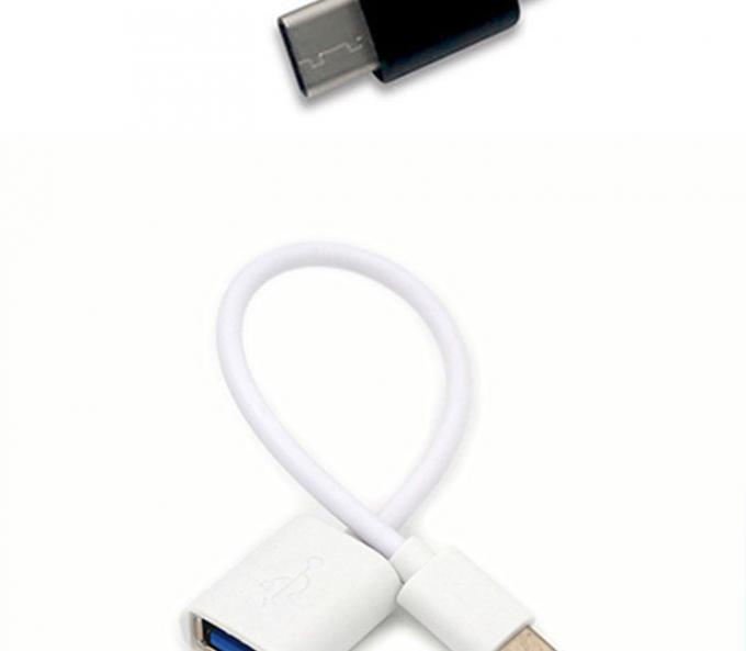 USB Tipo C Hombre a USB 2.0 Un cable de adaptador OTG femenino para teléfono portátil 3