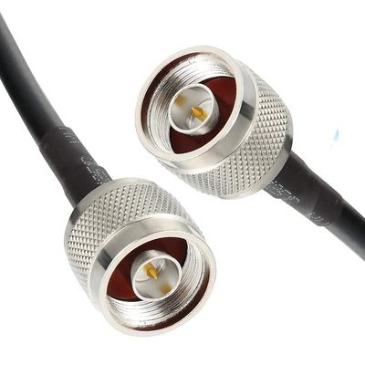 Cable coaxial de RF de baja pérdida personalizado N macho enchufe a N macho conector TNC para GPS Wifi RF radio antena
