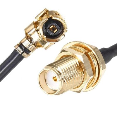 UFL a SMA M.2 NGFF IPX IPEX MHF4 a RP SMA Mujer RF de cola de cerdo Wi-Fi Antenna de cable de extensión