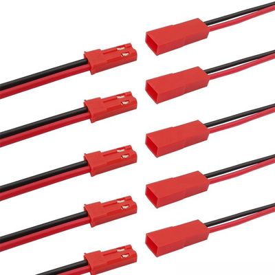 comprar 22AWG Hombre Mujer JST SYP 2 PIN Conector de cable de alambre para lámpara de LED RC juguetes helicóptero online manufacture