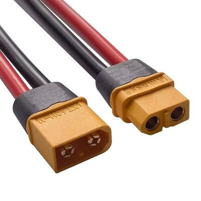 comprar 10AWG 12AWG Hombre a mujer XT60 XT60H Conector Cable de adaptación de extensión para la central eléctrica de baterías RC Panel solar online manufacture