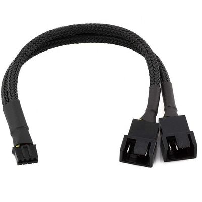 comprar placa base CPU 4 PIN Conector PC Casilla de control de temperatura ventilador de enfriamiento Y splitter Extensión de cable PWM online manufacture