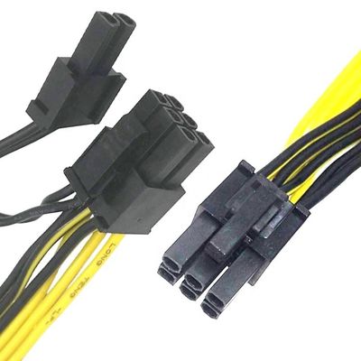 comprar PCIE 6 pin a 8 pin GPU ATX Tarjeta gráfica de vídeo PCIE PCI cable de alimentación de alta velocidad online manufacture
