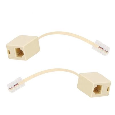 comprar Ethernet RJ45 8P8C Hombre a teléfono RJ11 4P4C Socket ADSL Conector Convertidor Adaptador de cable de extensión online manufacture