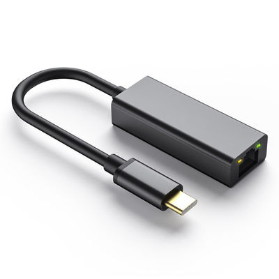 comprar Plug and Play USB 3.0 Tipo C macho a Gigabit RJ45 Ethernet Adaptador de red LAN para computadora portátil online manufacture