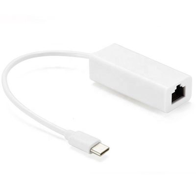 comprar Plug and Play Adaptador de red Ethernet Lan de tipo C a RJ45 de 100 Mbps Gigabit USB para computadora portátil online manufacture