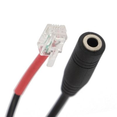 comprar RJ9 RJ10 a Mujer 3.5 mm CTIA Plug Audio Jack Adaptador de auriculares Cable para teléfono de oficina online manufacture