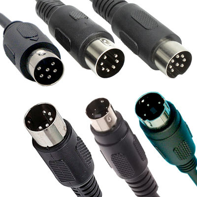comprar OEM Factory S Video Audio Shield Hombre a Hombre Mujer 3 4 5 6 7 8 9 10 13 PIN MIDI DIN Cable de extensión online manufacture
